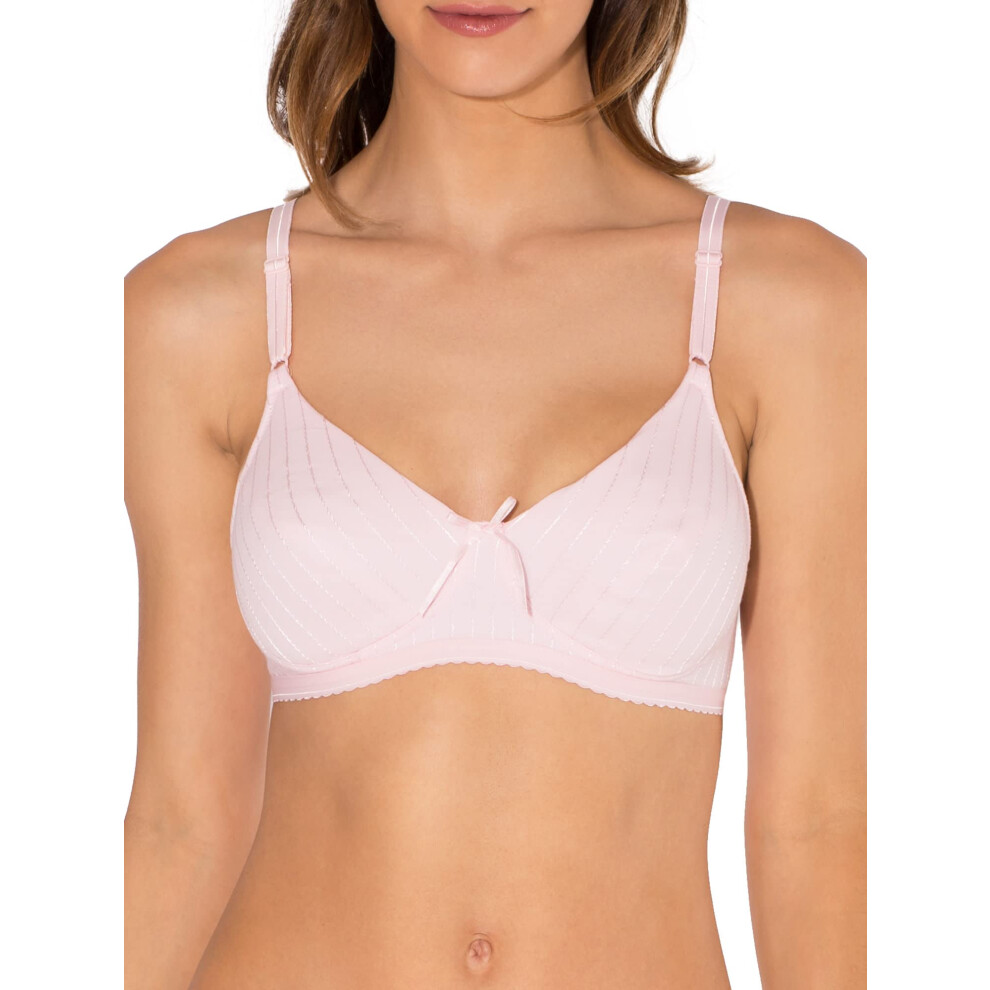 Fruit of the Loom Women's Lightly Lined Wire-Free Bra  Bittersweet Pink  36C