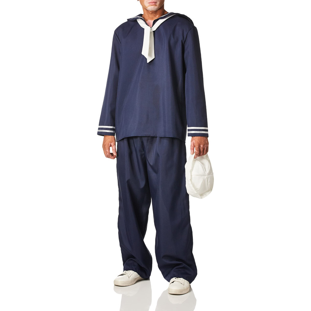 Forum Novelties Men's Ahoy Matey Sailor Costume  Blue/White  Standard