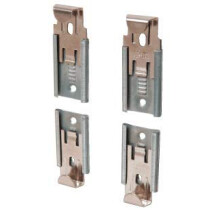 CRL Nickelplterad justerbar spegelklmma fr 1/4 tum (6 mm) rakkantsglas - Paket