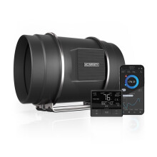 AC Infinity CLOUDLINE PRO T8 Quiet 8 Inline Duct Fan with Temperature Humidity VPD Controller WiFi Integrated App Control - Ventilation Exhaust Fan