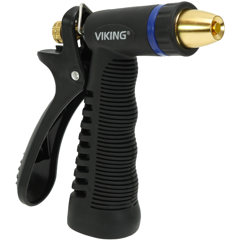 VIKING Hose Nozzle  Garden Hose Nozzle  Adjustable Heavy Duty Water Hose for Washing Car  Watering Plants  Washing Pets  and Home Use