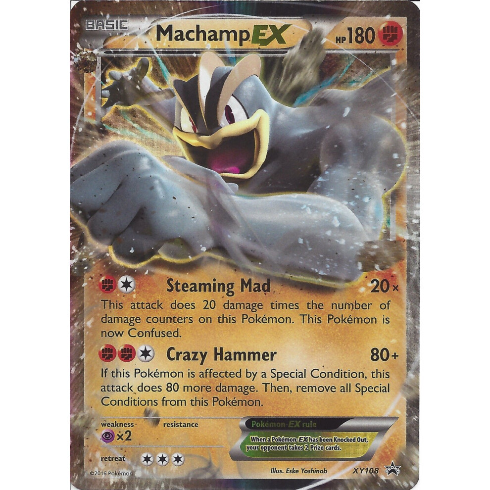 Pokemon - Machamp EX (XY108) - XY Black Star Promos - Holo