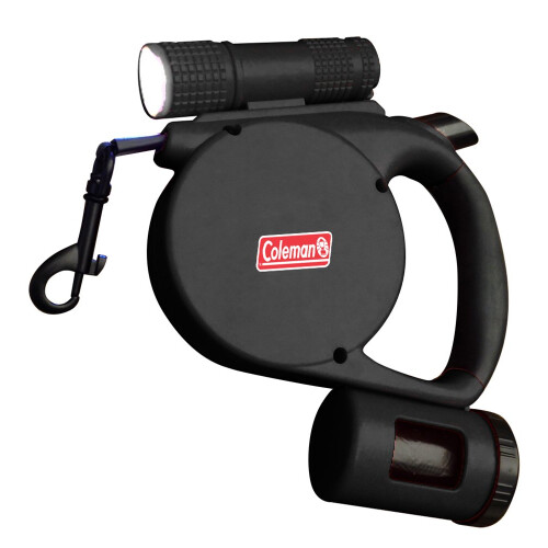 Coleman Coleman 3-in-1 Pet Retractable Leash  Black