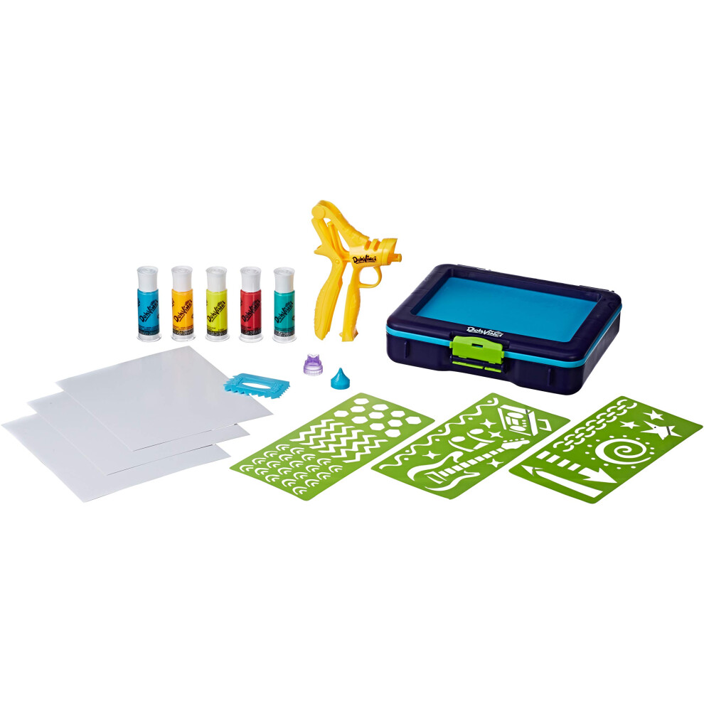 Play-Doh DohVinci On the Go Art Studio Art Case for Kids and Tweens with 5 Non-Toxic Colors