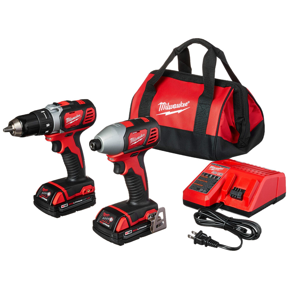 Milwaukee 2691-22 18-Volt Compact Drill and Impact Driver Combo Kit