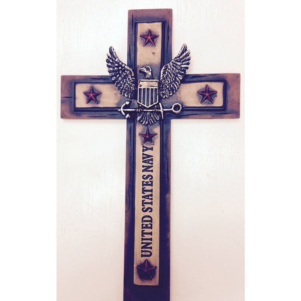 United States Navy Cross 12""x 7"" Military Wall Hanging Decor