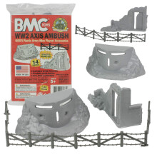 BMC Classic Marx Axis Ambush - Set di 14 Accessori in Plastica Grigia