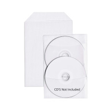 100 Fundas de Plástico CPP Transparentes + 2 Fundas de Tela por StarTechDeals
