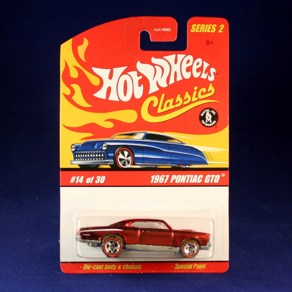 1967 PONTIAC GTO (ORANGE) 2005 Hot Wheels Classics 1:64 Scale SERIES 2 Die Cast Vehicle