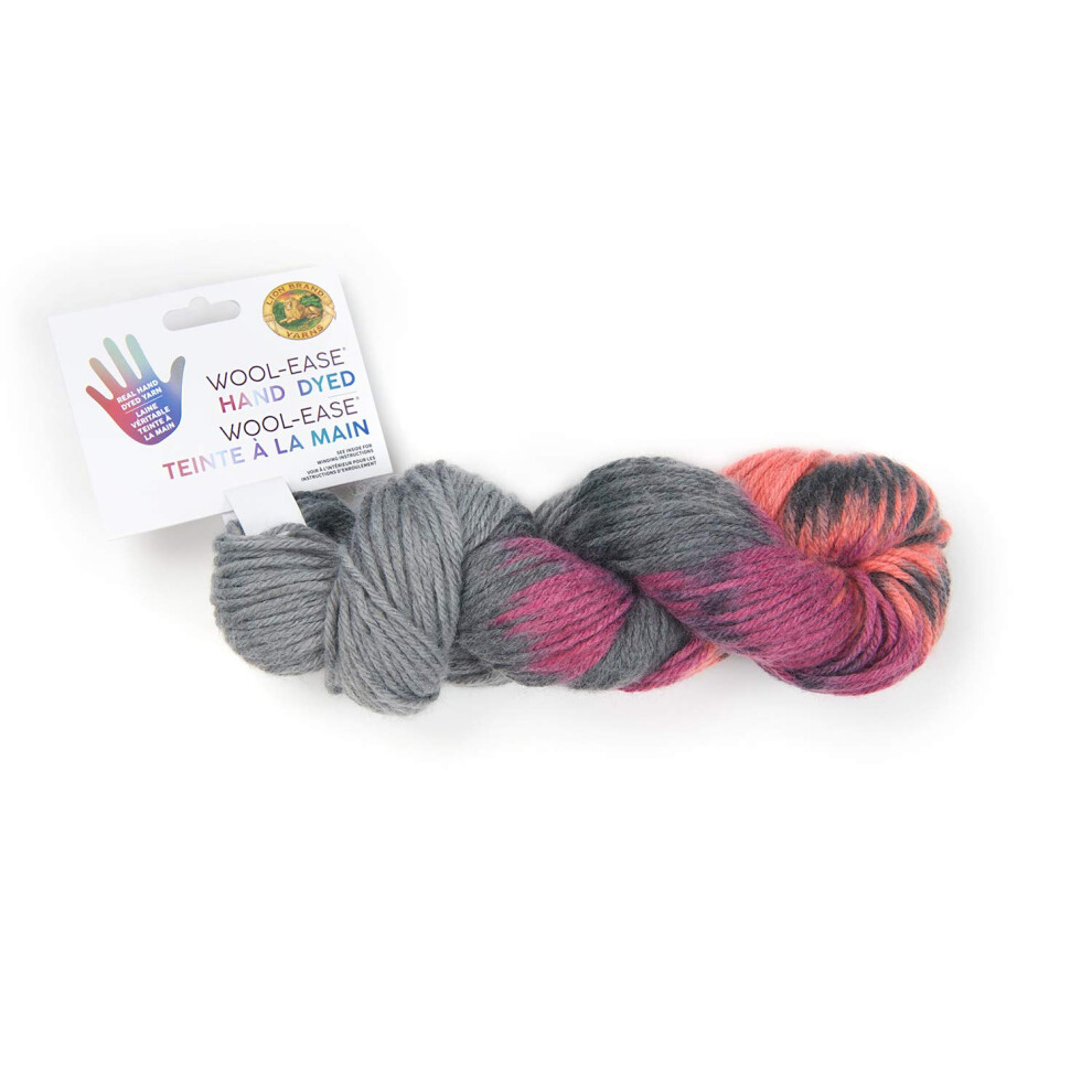 Lion Brand Yarn Wool-Ease Hand Dyed Yarn  Cosmopolitan