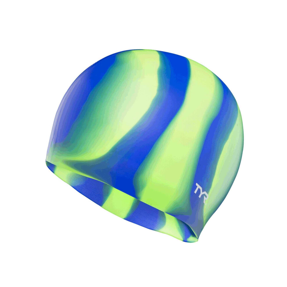 TYR Multi Silicone Cap  Green