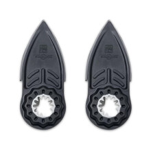 Fein StarLock Finger-Shaped Oscillating Sanding Pad with Hook and Loop Attachment - for Mold-Making on Curves and in Slots - Plastic Carrier Plate 2