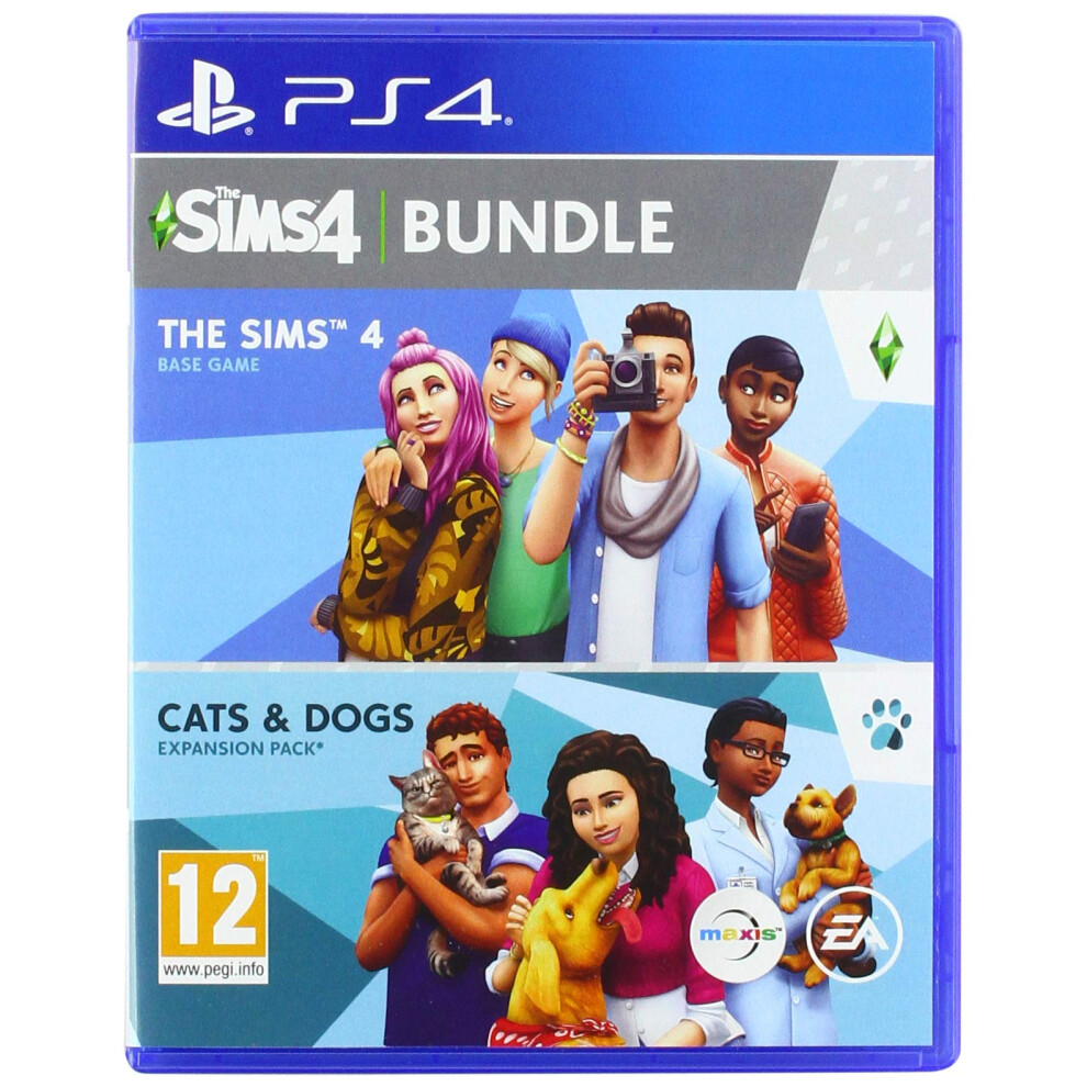 The Sims 4 Plus Cats and Dogs Bundle (PS4)