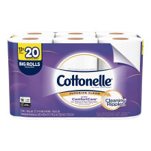 Cottonelle Ultra ComfortCare Miękki papier toaletowy 12 dużych rolek Chusteczka do kąpieli