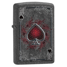 Zippo Tändare: Ace of Spades - Iron Stone