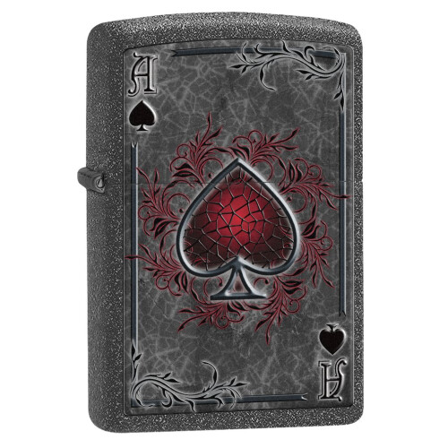 Zippo Mechero Zippo: As de Espadas - Iron Stone