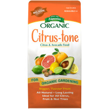 Espoma Organic Citrus-tone 5-2-6 Naturdünger für Zitrus-, Obst-, Nuss- und Avocadobäume; 8 lb Beutel