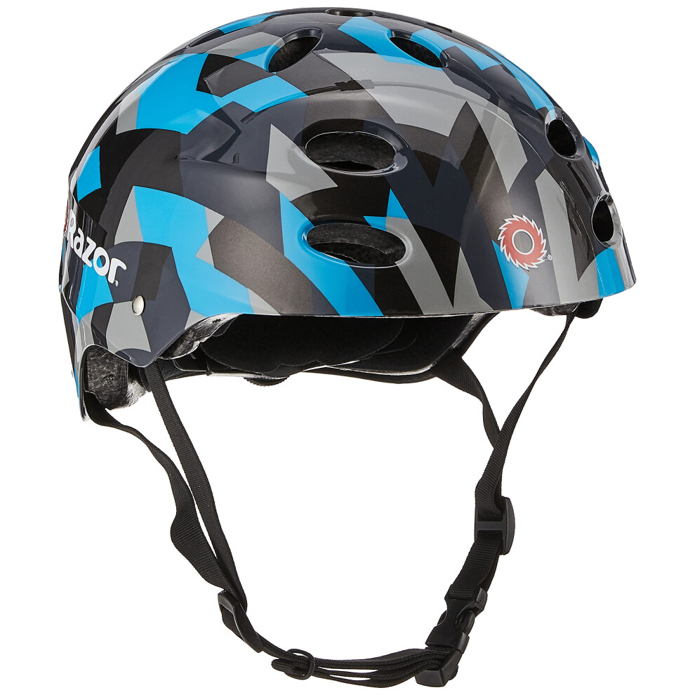 Razor V-17 Youth Multi-Sport Helmet  Geo Helmet