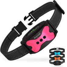 DogRook Rechargeable Dog Bark Collar - No Shock Dog Training Smart Collar - Beep & Vibration Stop Barking Dog Devices - No Bark Collar - Anti Bark Col