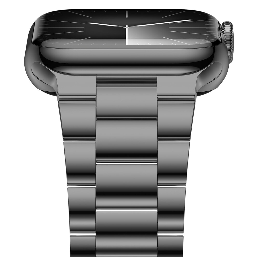 Iiteeology Leichtes Edelstahlarmband, Entworfen Fur Apple Watch Ultra 2 Und Ultra Series 1 10, 46 Mm, 45 Mm, 44 Mm, 42 Mm, Ersatzarmbander Fur Di-image