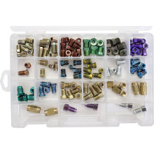 SUR & R. BR316 Assortimento di raccordi per tubi freno da 3/16""
