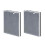 Levoit LEVOIT Vital100 Air Purifier Replacement  High-Efficiency Activated Carbon Filter  Vital 100-RF  2 Pack  White 1