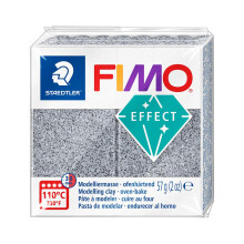 Staedtler FIMO Effects -polymeerisavi - uunissa paistettava savi korujen muotoiluun, graniitti 8020-803
