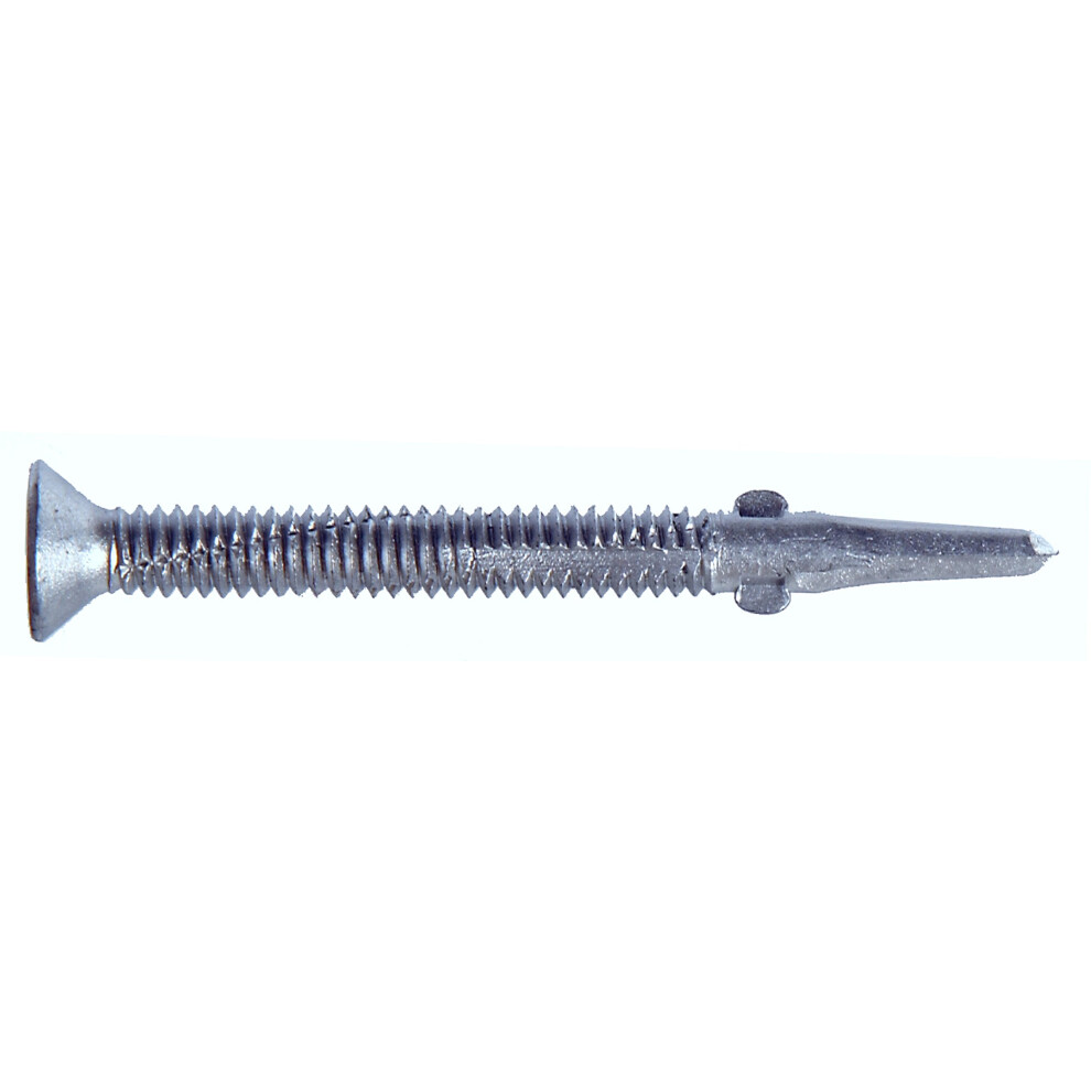 The Project Center 41895 1/4-20 x 2-3/4-Inch Flat Head Drilling with Wings Screw and Phillips Drive