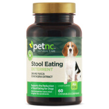 PetNC Natural Care Stool Eating Deterrent Chewables for Dogs 60 Count