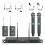 Phenyx Pro Wireless Microphone System  4-Channel UHF Wireless Mic Set with Handheld/Bodypack/Headset/Lapel Mics  Fixed Frequency Metal Cordless Microp 1
