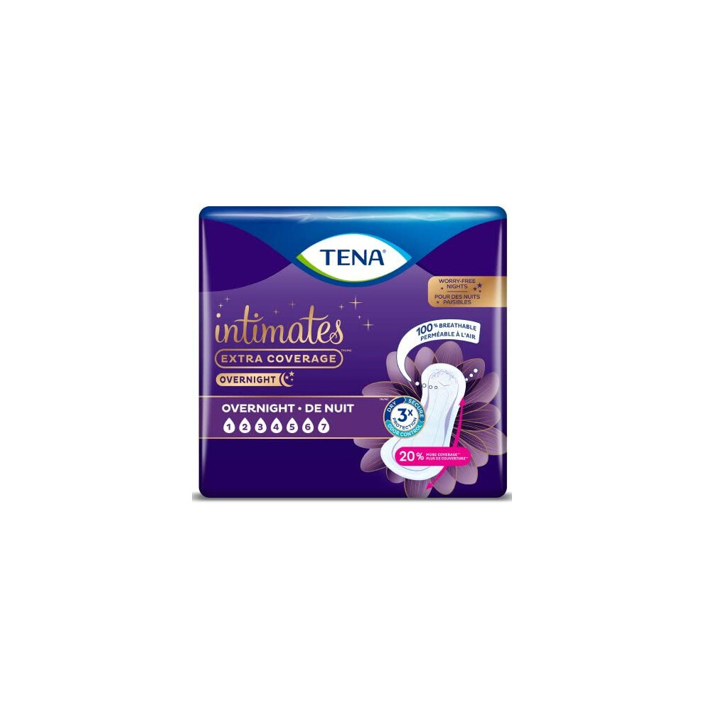 TENA Serenity Overnight Ultimate Pads  28 Count - Pack of 2