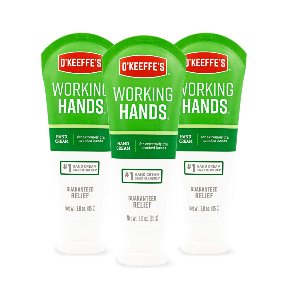 O'Keeffe's K0290004-3 Working Hands Hand Cream Tube (3 Pack)  3 oz