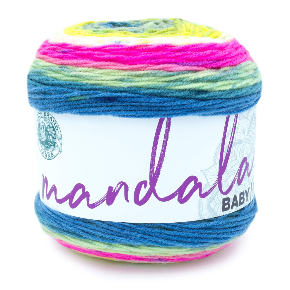 Lion Brand Yarn Mandala Baby yarn  Far Far Away