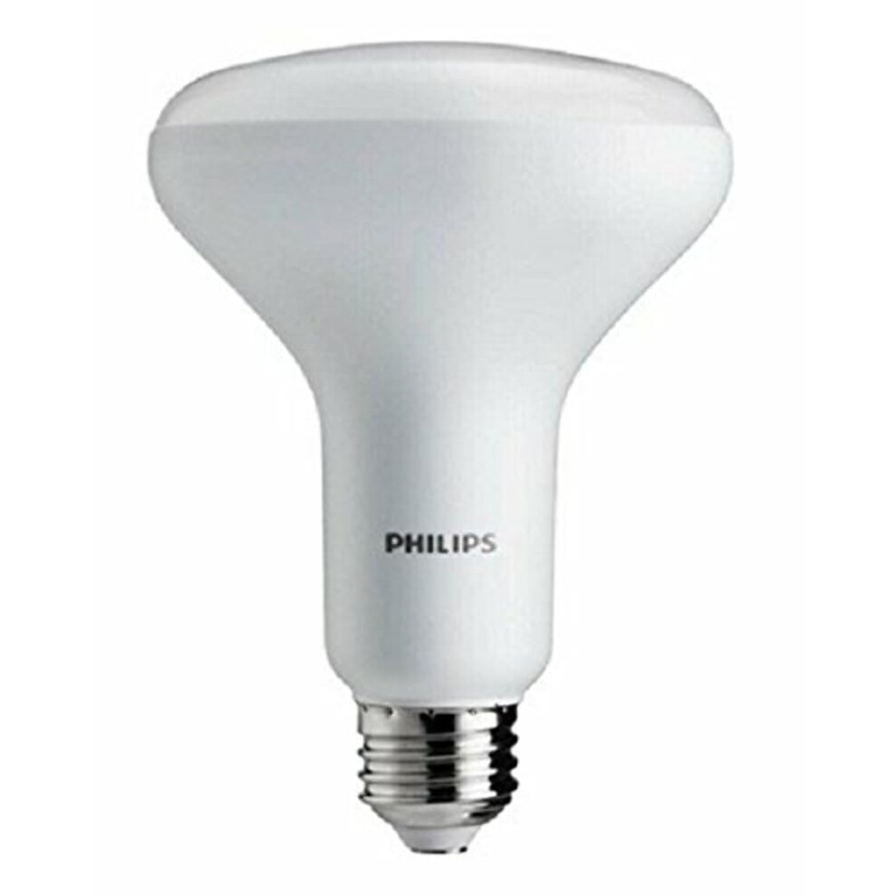 Philips 65W Equivalent LED BR30 Soft Flood Light Bulb with Dimmable Warm Glow  White