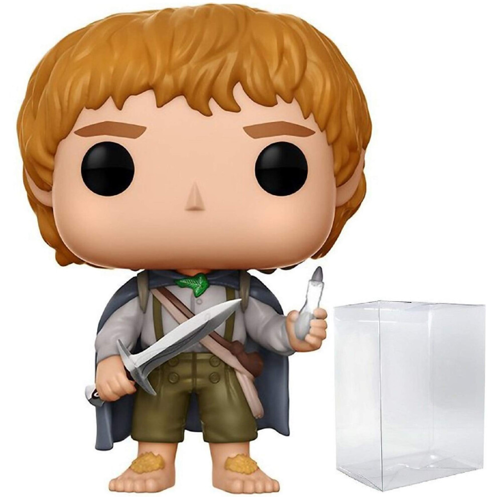 Funko POP Lord of The Rings - Samwise Gamgee Pop Vinyl Figure (Bundled with Compatible Pop Box Protector Case)  Multicolored  3.75 inches