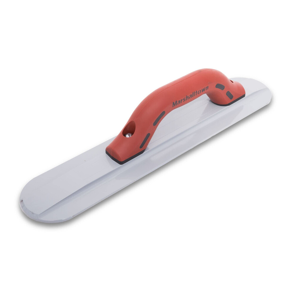 MARSHALLTOWN Round End Magnesium Hand Float  16 Inch x 3-1/8 Inch  Standard DuraSoft Handle  Eliminates Float Marks  Provides Smooth Finish  Made in t