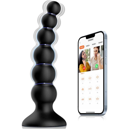 9-Mode Vibrating Anal Plug with APP Control, Prostate Massager 1