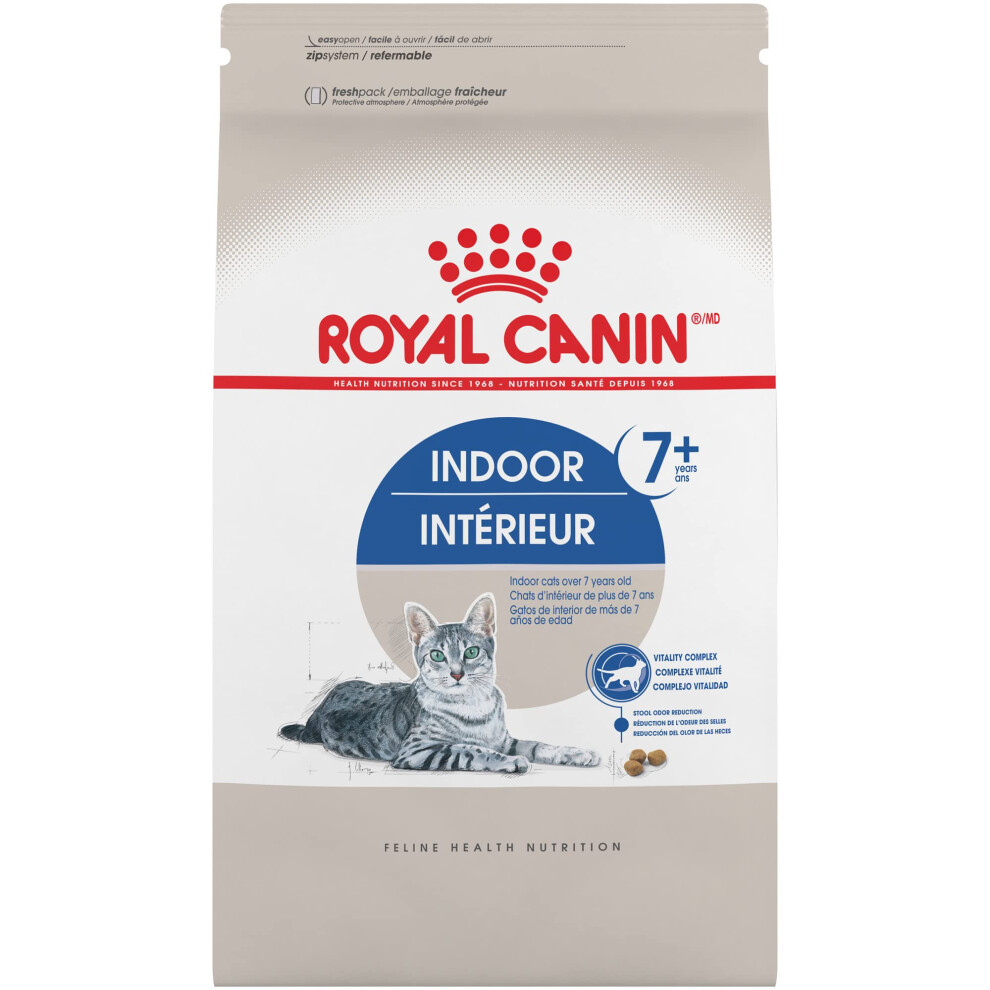 Royal Canin Indoor 7+ Adult Dry Cat Food  5.5 lb bag