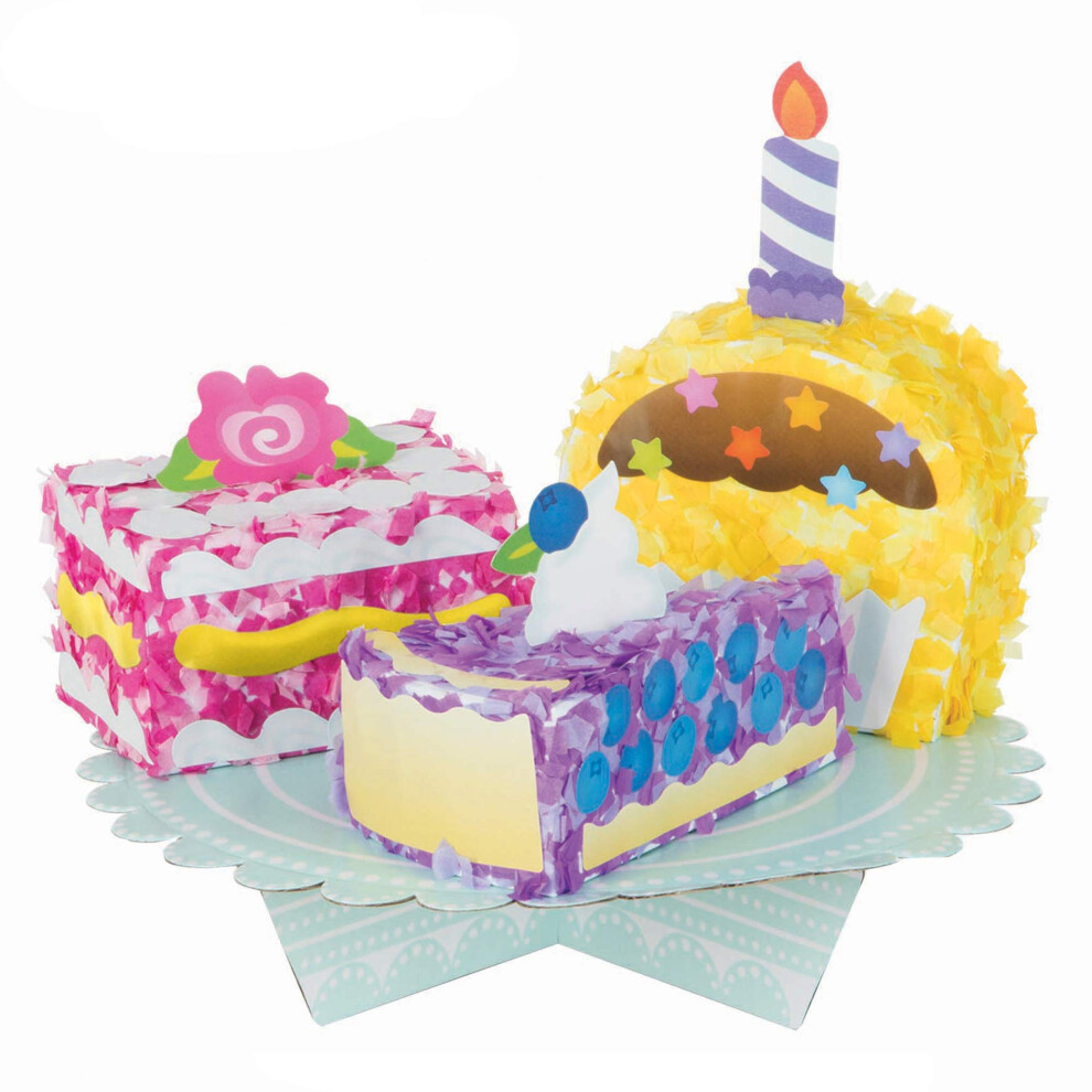 Melissa & Doug Shake It! Deluxe Sweet Treats Beginner Craft Kit - Confetti-Covered Cake  Pie  Cupcake (1.5  to 3.25  Each)