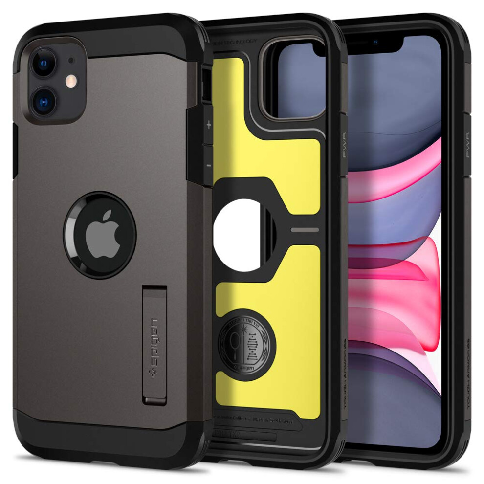 Spigen Tough Armor [Extreme Protection Tech] Designed for iPhone 11 Case (2019) - XP Gunmetal