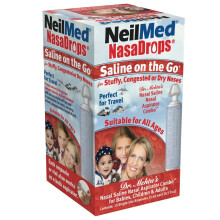 Neil Med NASA Drops Saline Vials 15 Single-Use Ampoules 0.5 Fl Oz