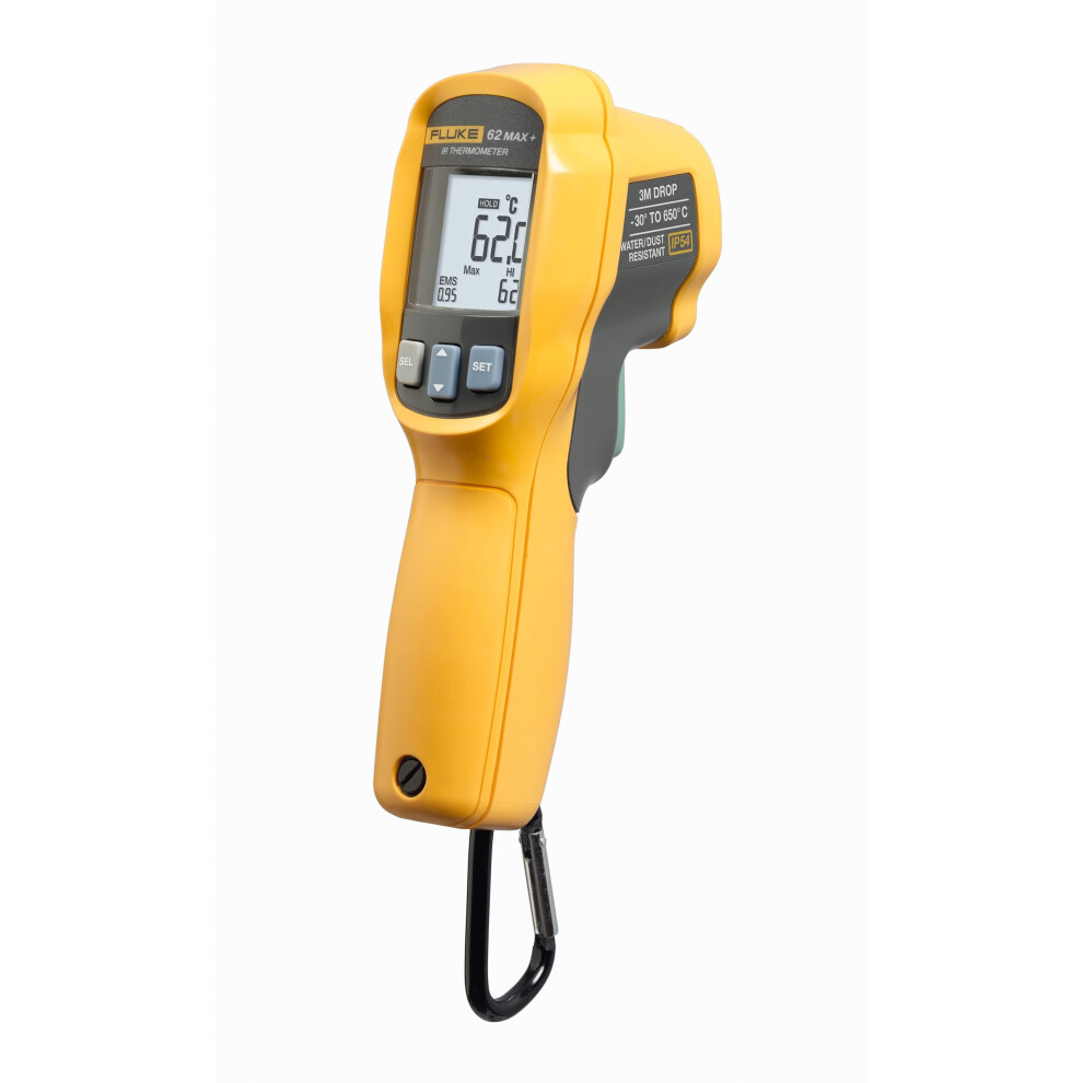 Fluke 62 Max+ Infrared Thermometer (Not for human temp)  -20 to +1202 Degree F Range  LCD