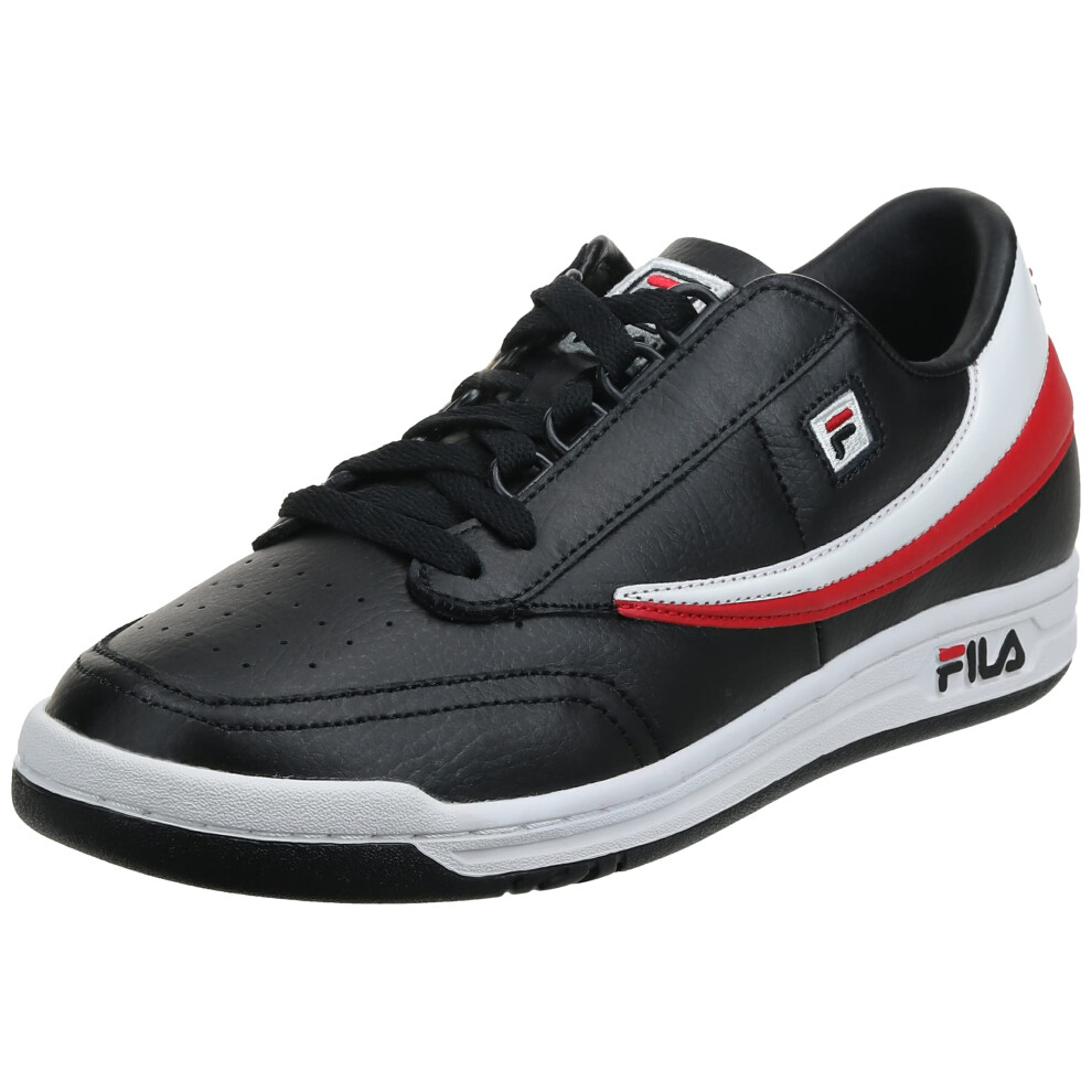 Fila Men's Original Tennis Fashion Sneaker  Black/White Red  9 M US