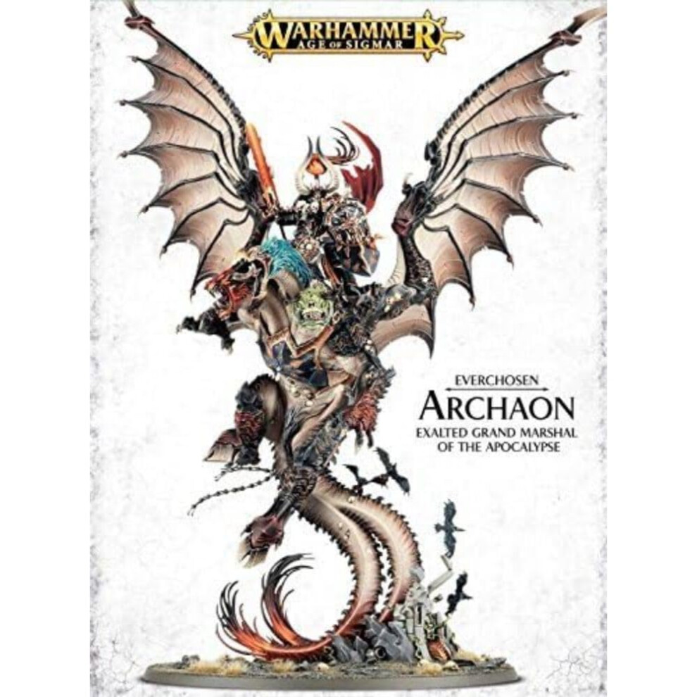 Games Workshop 99120201045 Everchosen Archaon Exalted Grand Marshal  Black