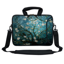 12 Inch Water Resistant Neoprene Laptop Bag with Reinforced Zipper Strap Pockets Fits 11.6"" to 12.3"" Laptops - Vincent Van Gogh Almond Blossoming