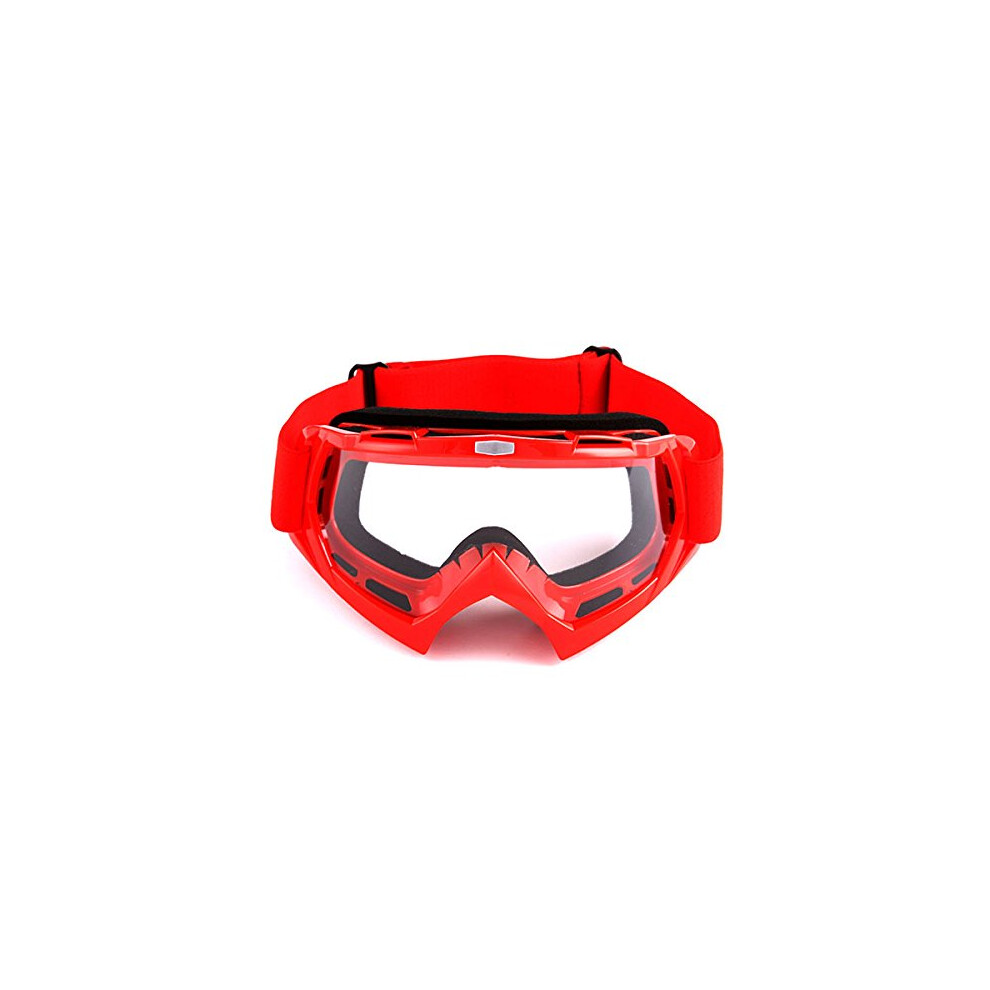 WOW Motocross ATV Dirt Bike Ski Snowboard MX Goggles  Red