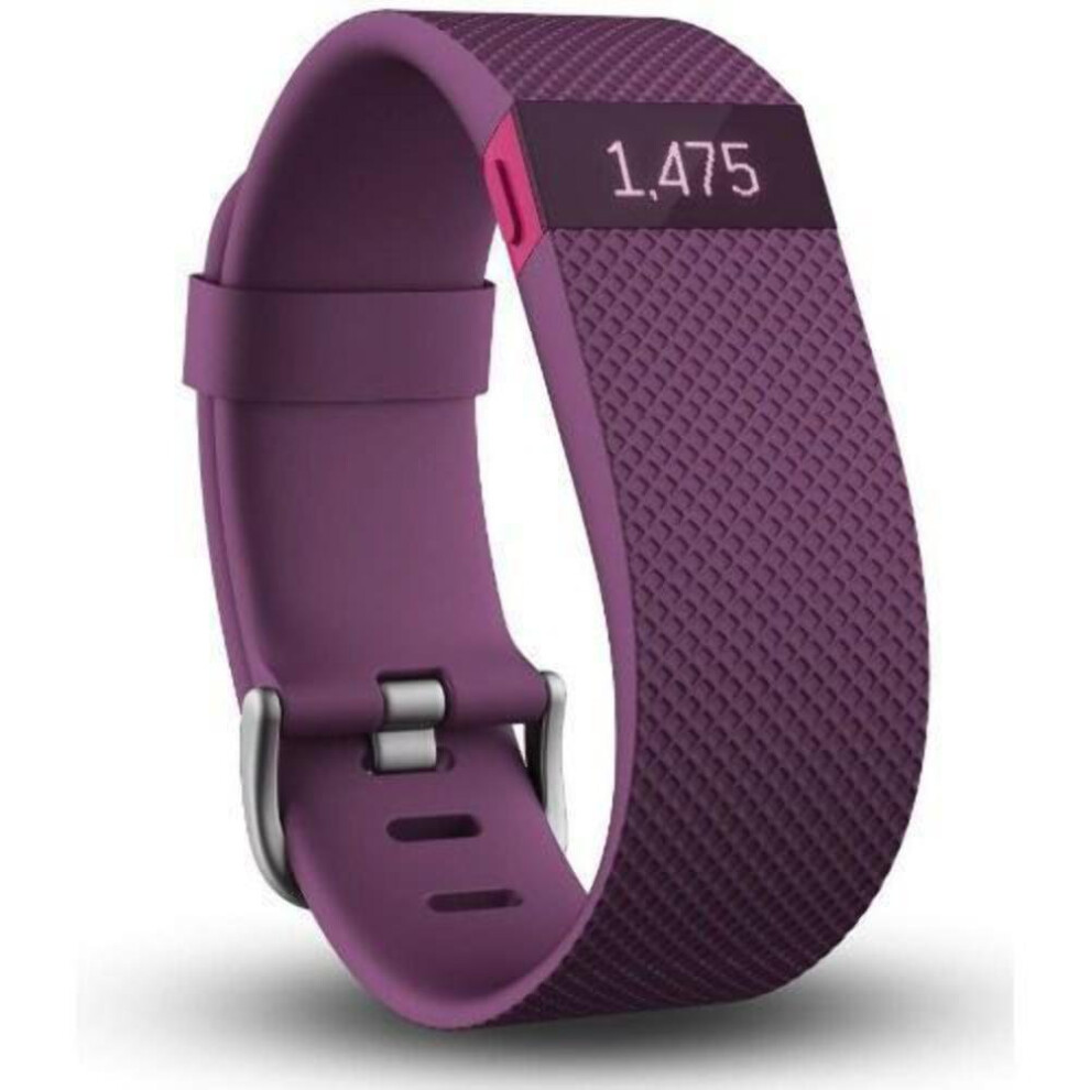 Fitbit Charge HR Wireless Activity Wristband  Plum  Small