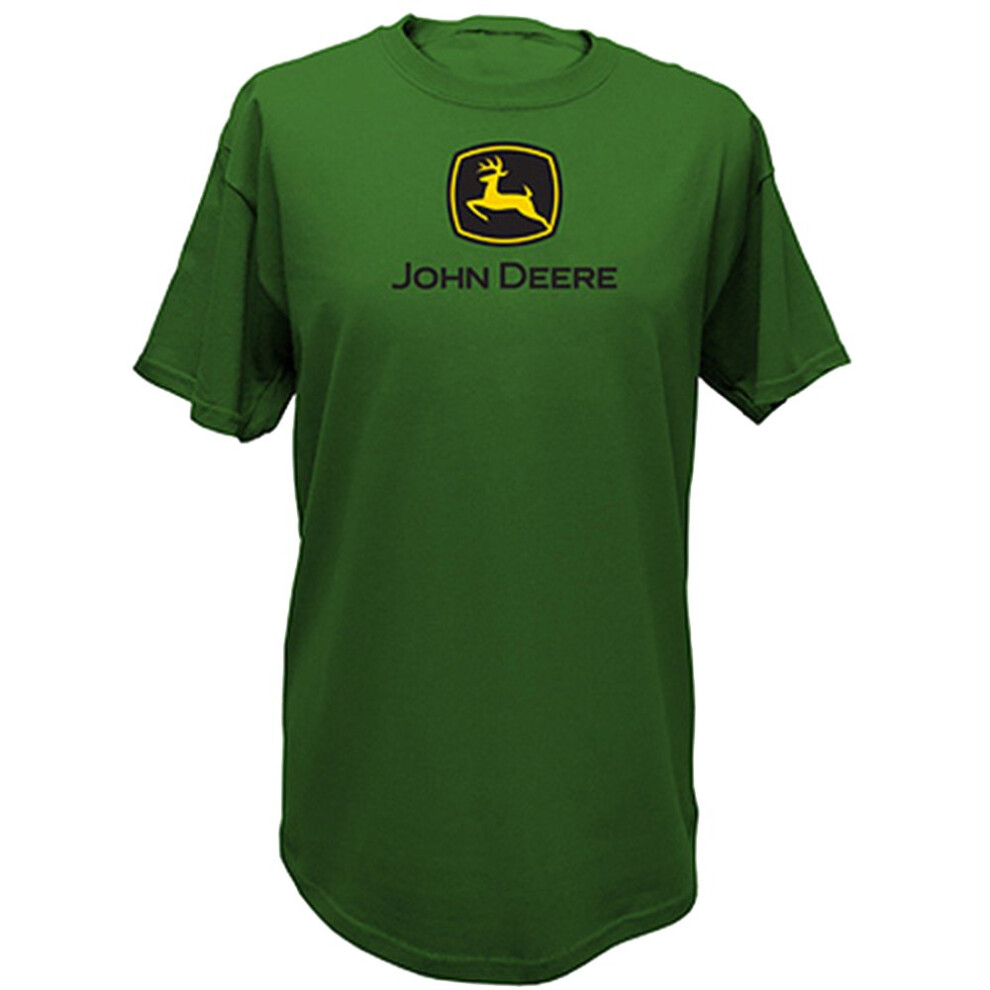 John Deere Logo T-Shirt- Men's- John Deere Green  X-Large