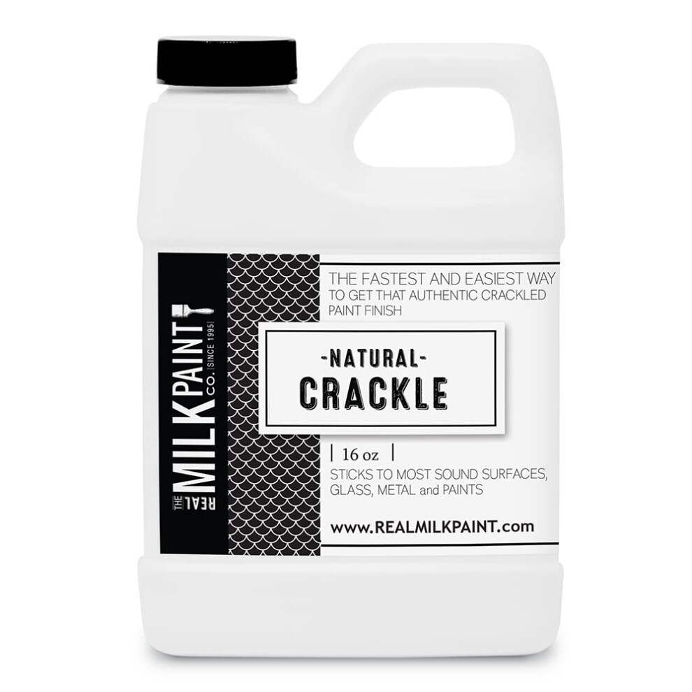 Real Milk Paint  Crackle Paint Finish for Milk Paint  Use on Wood  and Drywall  Water Based  16 oz.