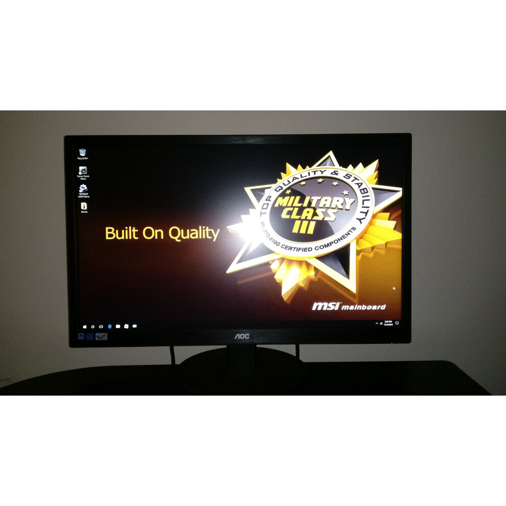 AOC e2470swd 24"" LED Monitor 1920x1080 20M:1 DCR  VGA/DVI  Wall Mountable